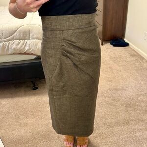Tracy Reese Gray Pencil Skirt